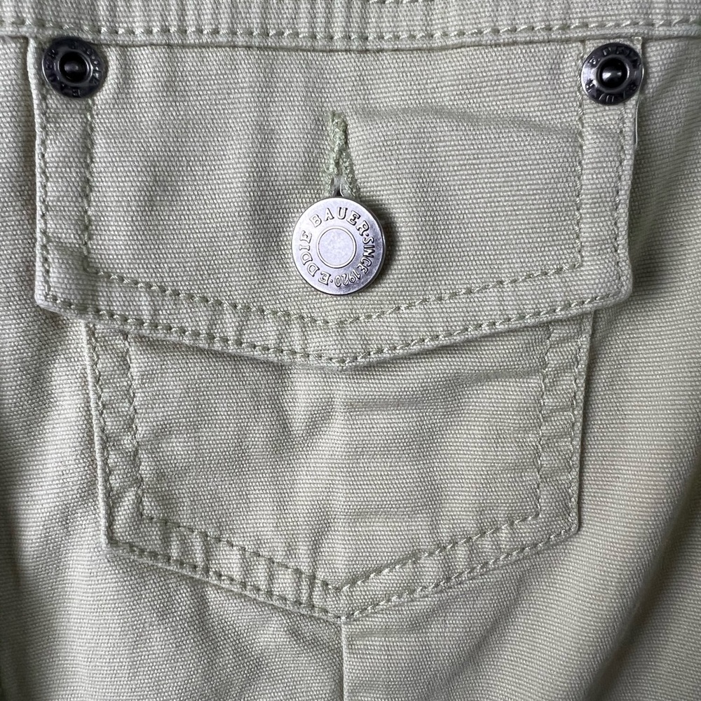 Eddie Bauer Green Cotton Western Jacket - Picture 3 of 10